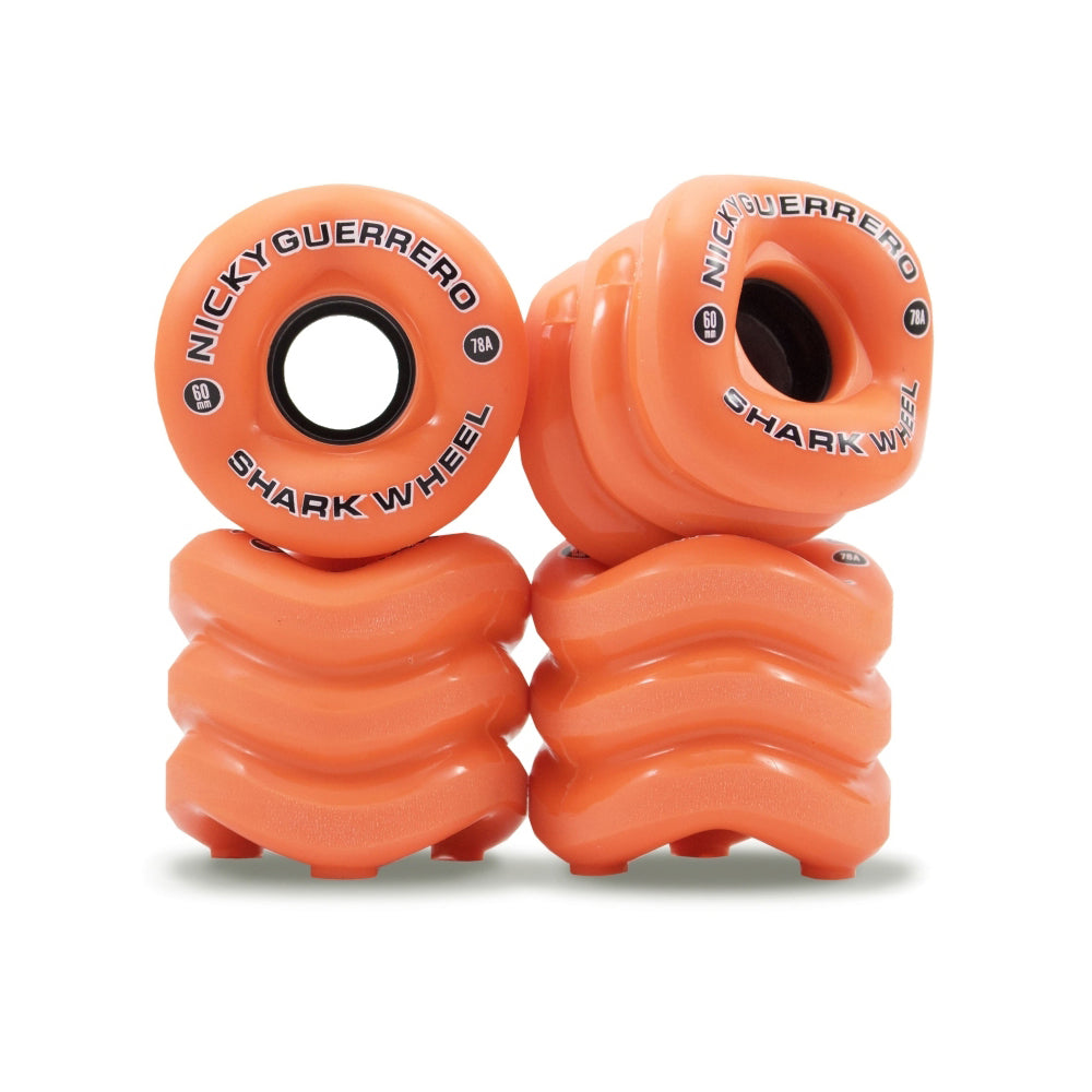 Shark Wheel - Shark Wheel - California Roll - 60mm Skateboard Wheels - Nicky Guerrero - Products - The Mysto Spot