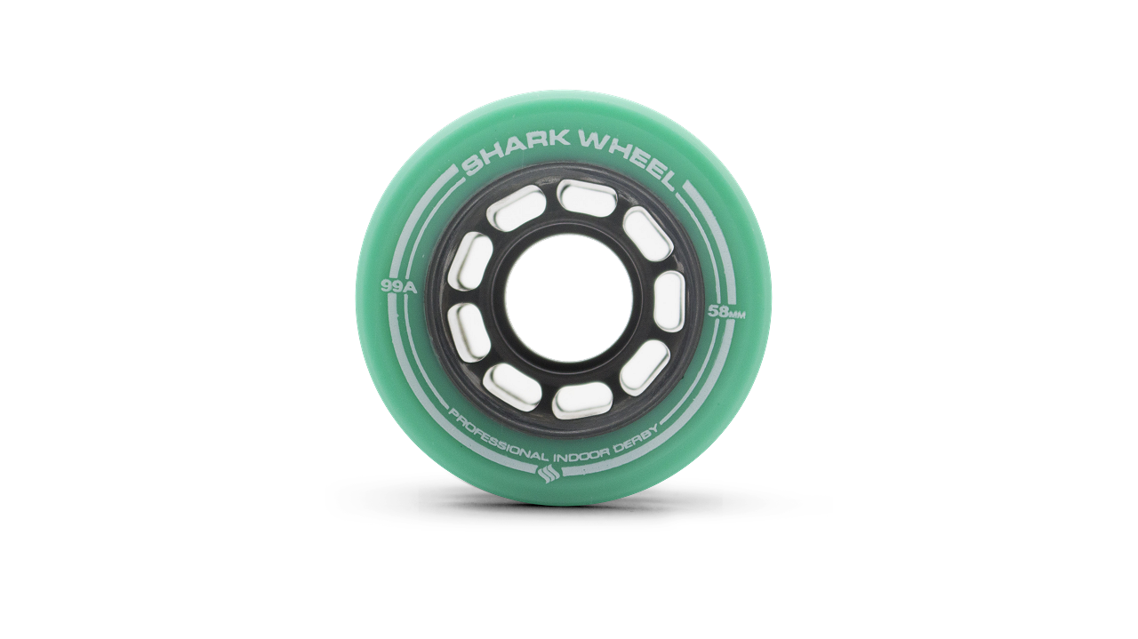 Shark Wheel - 58mm Indoor Quad Derby - Turquoise