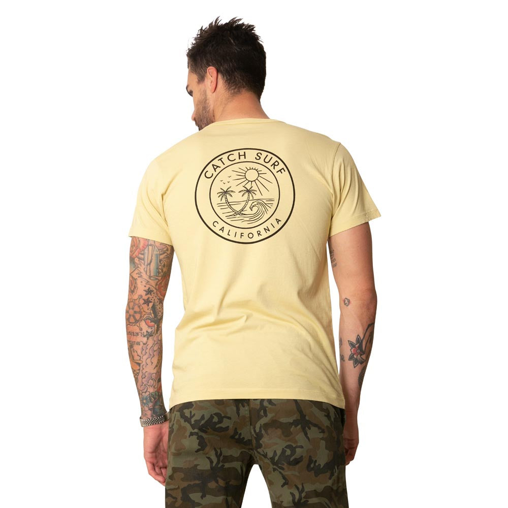 Catch Surf - Catch Surf - Sunset S/S Tee ~ Vintage Yellow - Products - The Mysto Spot